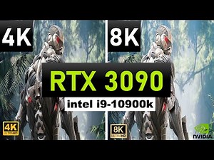 Nvidia GeForce RTX 3090 4K & 8K Benchmarks FPS Gameplay Comparison
