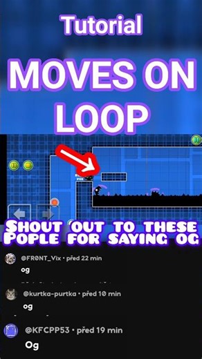 MOVING PLATFORM TUTORIAL #tutorial #gaming #geometrydash #gd