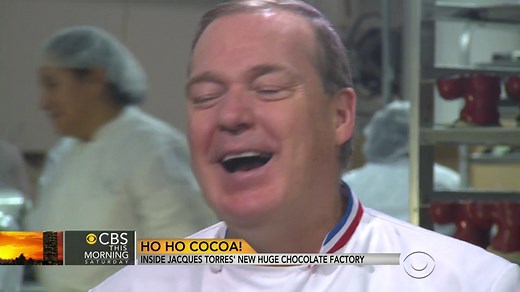Chocolatier Jacques Torres shows off his new chocolate factory