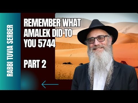 REMEMBER WHAT AMALEK DID TO YOU PART 2