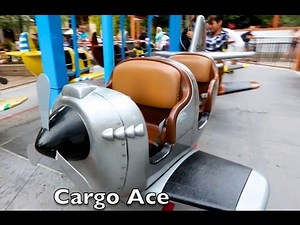 Cargo Ace (HD POV) - Plane Ride Attraction at Legoland California