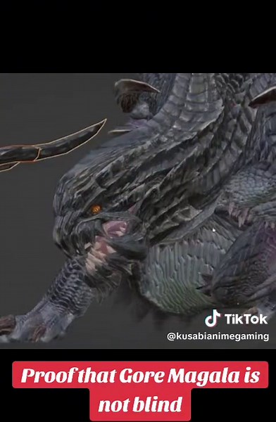 Gore Magala in Monster Hunter: Blindness Myth Explored