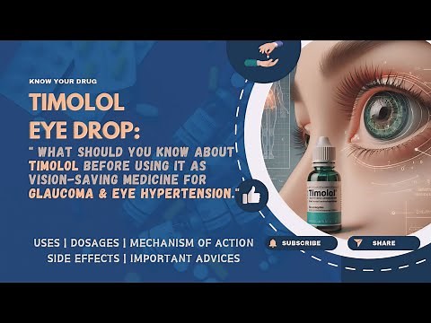 Timolol Eye Drops Explained: Uses, Dosage, Mechanism, Side Effects, & Essential Tips | MediInsights