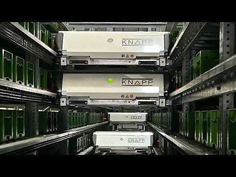 Automatic Storaging System from Knapp with 40 Shuttles, available 2023