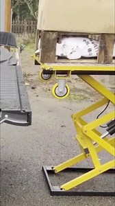 Introducing Lift & Slide Cart: A Lift Cart That Easily Slides Cargo Onto Trucks: 🚚 The cargo sliding mechanism allows quick, hassle-free loading and unloading, saving you time and effort. 💪 Crafted from high-quality steel, ensuring long-lasting durability and resistance to wear and tear. 🔋 Battery-powered functionality means no manual pumping, providing effortless, uninterrupted performance every time. 📦Foldable handle makes storing the cart easy and convenient ⬇️ Discover the efficiency and