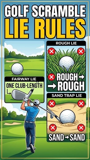 Crucial Lie Rules In a Golf Scramble