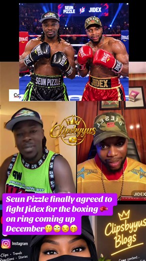 Seun Pizzle vs Jidex Boxing Match Announcement — December Fight