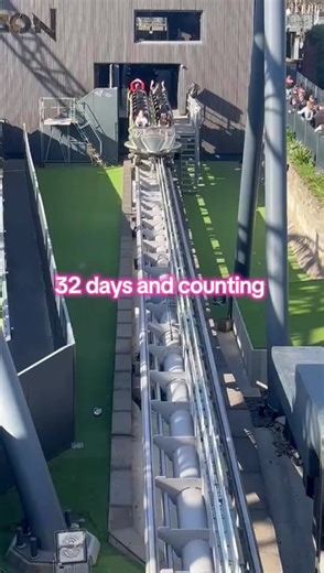 We can’t wait to get back on our favourite UK launch coaster in 32 days time 🎉… It’s super smooth, has loads of air time, weaves in and out of other rides beautifully, has comfortable restraints, iconic theme music, plus gorgeous merch too! Who else loves Icon @Pleasure Beach Resort? Drop a 🙌🏻 below… #coasterenthusiasts #rollercoasters #blackpoolpleasurebeach #launchcoaster #coastersandchaos