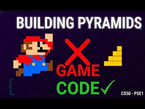 How to solve cs50 Problem Set - 1, Mario pyramids