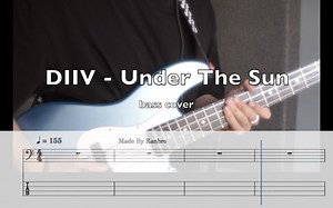 DIIV - Under The Sun (bass cover/with tab)