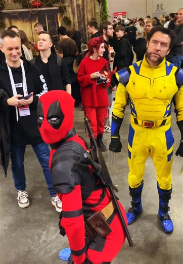 Wolverine Dance Moves with Deadpool