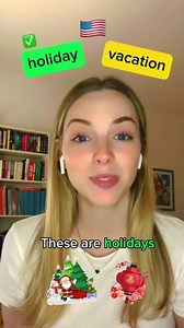 7.3K views · 408 reactions | holiday vs vacation : follow for more #reels #fyp #foryou #vocabulary #english #learnenglish #grammar #ielts #englishteacher #englishvocabulary #englishlearning #englishtips #englishlanguage #vocab #englishgrammar #toefl #learning #idioms #speakenglish #studyenglish #education #language #vocabularywords #learningenglish #wordoftheday #ingles #esl #y #englishclass #s #words #learn #ingilizce | Evelyn May | Facebook