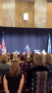 Today I stood in front of a crowd of 700 Women of the Jewish women’s federation and i sang the American National Anthem with Pride. | Gad Elbaz גד אלבז