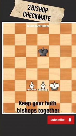how to checkmate with two bishops #chess #chessshorts #checkmate #endgame