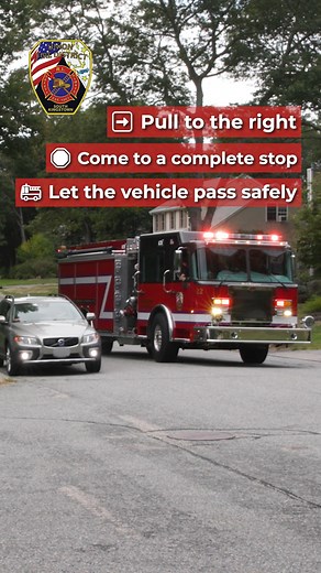 4.9K views · 48 reactions | The Union Fire District reminds all motorists to pull over and stop when emergency vehicles are approaching. In an emergency, every second is critical — clearing the roadway allows first responders to reach those in need quickly and safely. | Union Fire District of South Kingstown, Rhode Island | Facebook