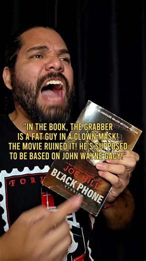 Its so funny, because some people say its fat phobic to make the killer fat, while others say its fat phobic to NOT keep him fat. Either way I think we can all agree Ethan Hawke is AMAZING as the Grabber! Hopefully we can get even more movies adapted from the Black Phone. Who else is excited for Black Phone 2? Also, big congratulations to @officialuniversalhorror new name change! @blackphonemovie @joe_hill #theblackphone #theblackphonemovie #spooky #books #scottsteiner | Thestorytimeguy