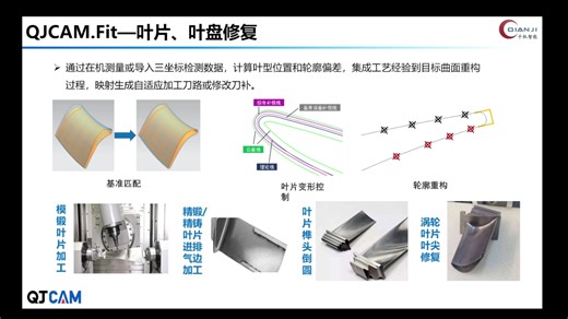 国产自主通用CAM软件： QJCAM  05 QJCAM.Fit自适应加工软件