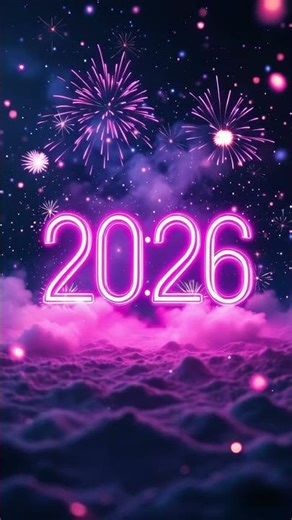 Neon 2026 Fireworks | Naturally Stunning VFX Short #shorts, #fireworks, #neonlights, #vfx, #2020,