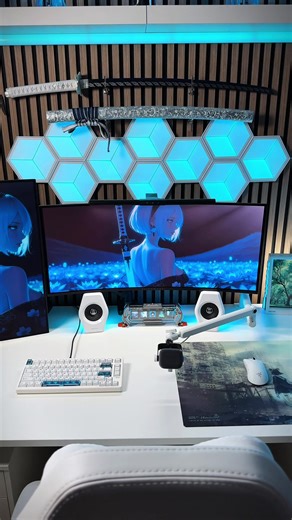 The Epomaker HE80 is a great budget Hall effect keyboard that looks amazing in my setup!😍 @Epomaker Keyboard #epomaker #epomakerhe80 #setupinspiration #cozysetup #desksetup