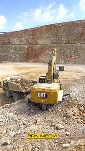 373K views · 8K reactions | A new CAT 395 excavator loading limestone in a quarry in Italy | RPA Media | Facebook