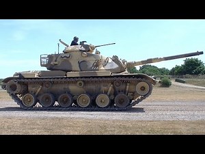 M60 Patton MBT United States Army Tank, Combat, Full Tracked: 105-mm Gun at Bovington Museum NATO