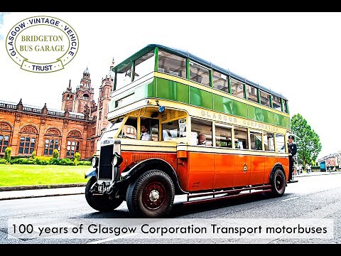 100 years of Glasgow Corporation Transport motorbuses