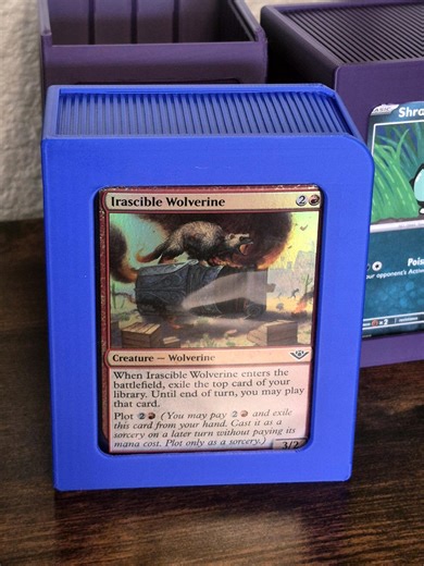 3D Printed Card Holder Box | Trading Card Organizer, Deck Storage Case (PLA) - Etsy