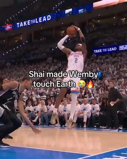 Shai nasty move on Wemby 🫣