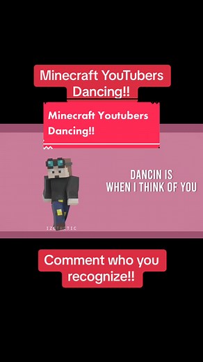 Minecraft Youtubers Dancing!! #minecraft #animation #minecraftanimation #mcyt #mcyttiktok #fyp