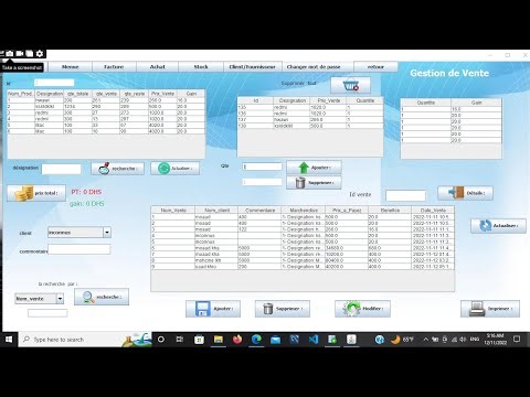 application java gestion de stock parties 3