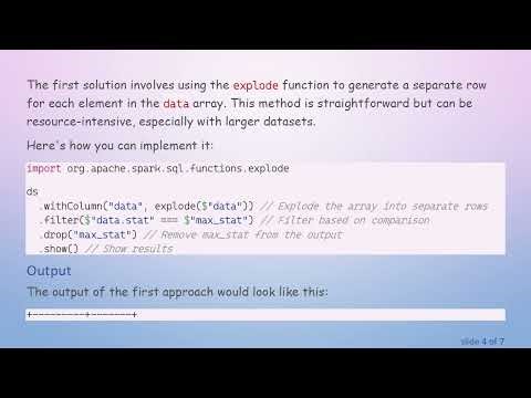 How to Filter ArrayType Struct Fields in Apache Spark Based on Another Column