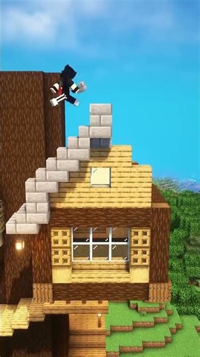 🌳 Epic Tree House Build in Minecraft | Survival Base Idea#minecraftgame #fyp #ytshorts #viralvideo