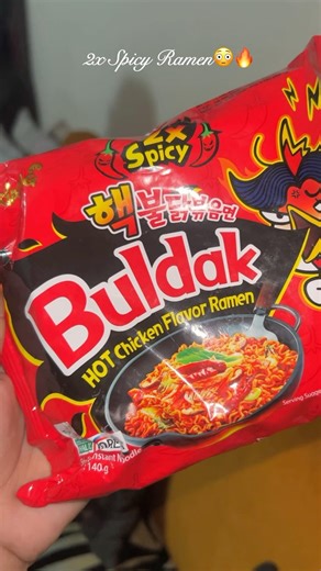 2x spicy ramen🫨😳 #minivlog #ramen #explore #viral #shorts