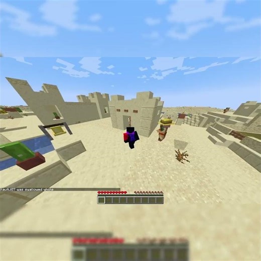 This worm is really scary #viral #minecraft #iamfromthe7thousand