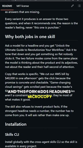 AI Copywriter: a Markdown skill that writes marketing copy and strips 33 AI tells in the same pass