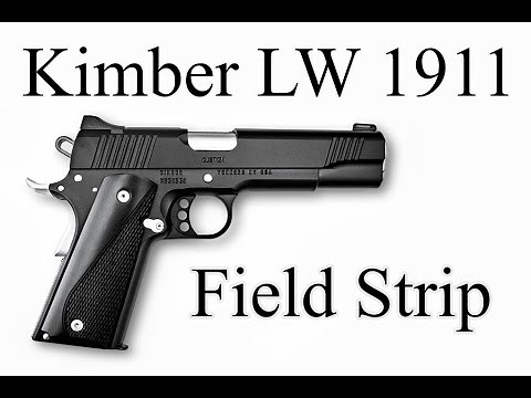Kimber LW 1911 Field Strip (Disassembly and Reassembly) 4K