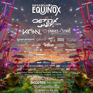 Infrasound Equinox lineup is here! | Infrasound Music Festival