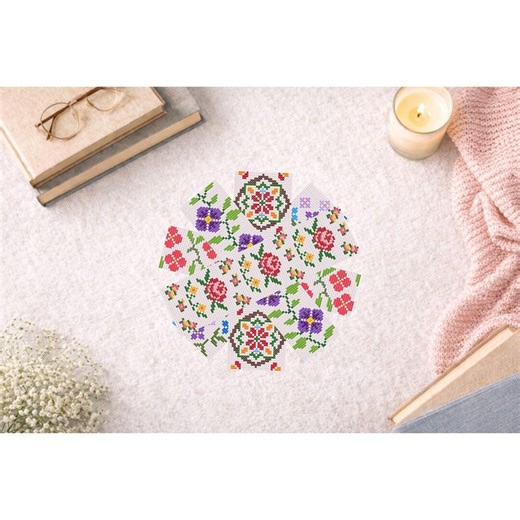 Vintage Floral Bookmark Cross Stitch Pattern, Set of 5 Designs, Botanical Motifs, Beginner Friendly PDF - Etsy