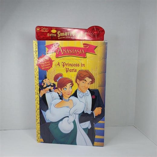 Golden Pages 1997 Anastasia "A Princess in Paris" Extra Smart Interactive Book