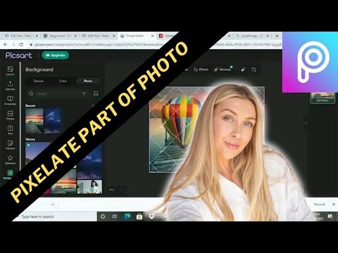 How to Pixelate Part of Photo in Picsart 2025?