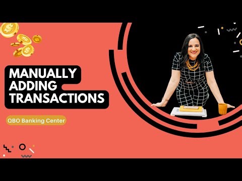 Manually Adding Transactions
