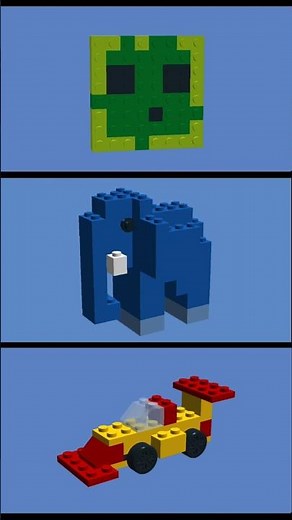 🐘 Lego Elephant / Elefante Tutorial Ideas #LEGO #elephant #animal #jungle #build