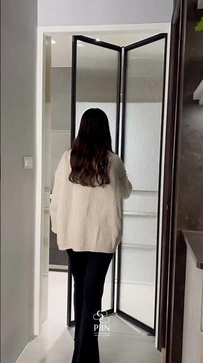 【小坪數救星】空間翻倍的玻璃推拉門與摺疊門，秒懂！｜PIIN品設計 #小坪數設計 #玻璃推拉門 #摺疊門 #玻璃隔間