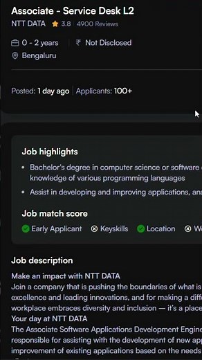 "NTT DATA Hiring Associate – Service Desk L2! Apply Fast ⚡ #TechSupportJobs"