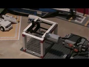How To Make Lego Automatic Garage Shutter Doors With Electric Power Functions