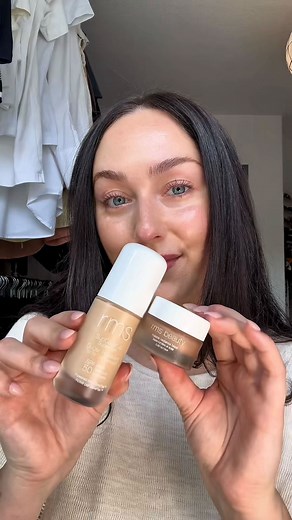 rms beauty • organic beauty on Instagram: "Great skin is always in season. ✨ Meet the ultimate glow duo: SunCoverup Super Tint SPF 50 + Master Radiance Base. Use it on its own or as your first step — warm a small amount between your fingers and massage a thin layer over your face, just like a moisturizer. Apply SunCoverup on top for an unbeatable radiant finish. Meet the skin of your dreams and find your perfect shade. 💫 Book your free Artist Advice consultation and get matched in minutes via o
