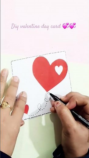 Diy 1 mint Valentine's day card making tutorial handmade card tutorial #valentinesdaycards