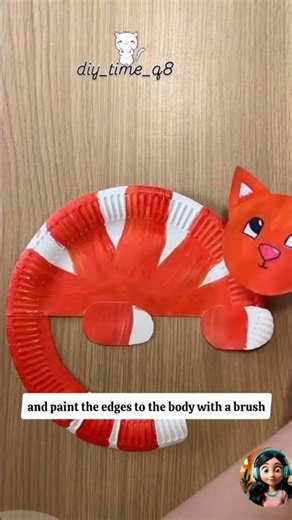 Easy Paper Plate Cat Craft 🐾 | Cute & Fun DIY