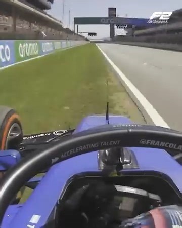 Well, that's a chaotic way to secure a second-row start 😅 It's P3 in Quali for Franco! 🙌 | FIA Formula 2