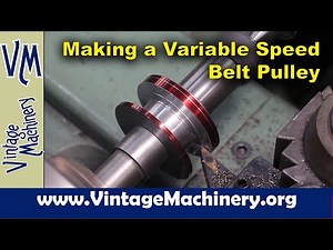 Making a Variable Speed V-Belt Pulley for a DoAll 26” Vertical Band Saw